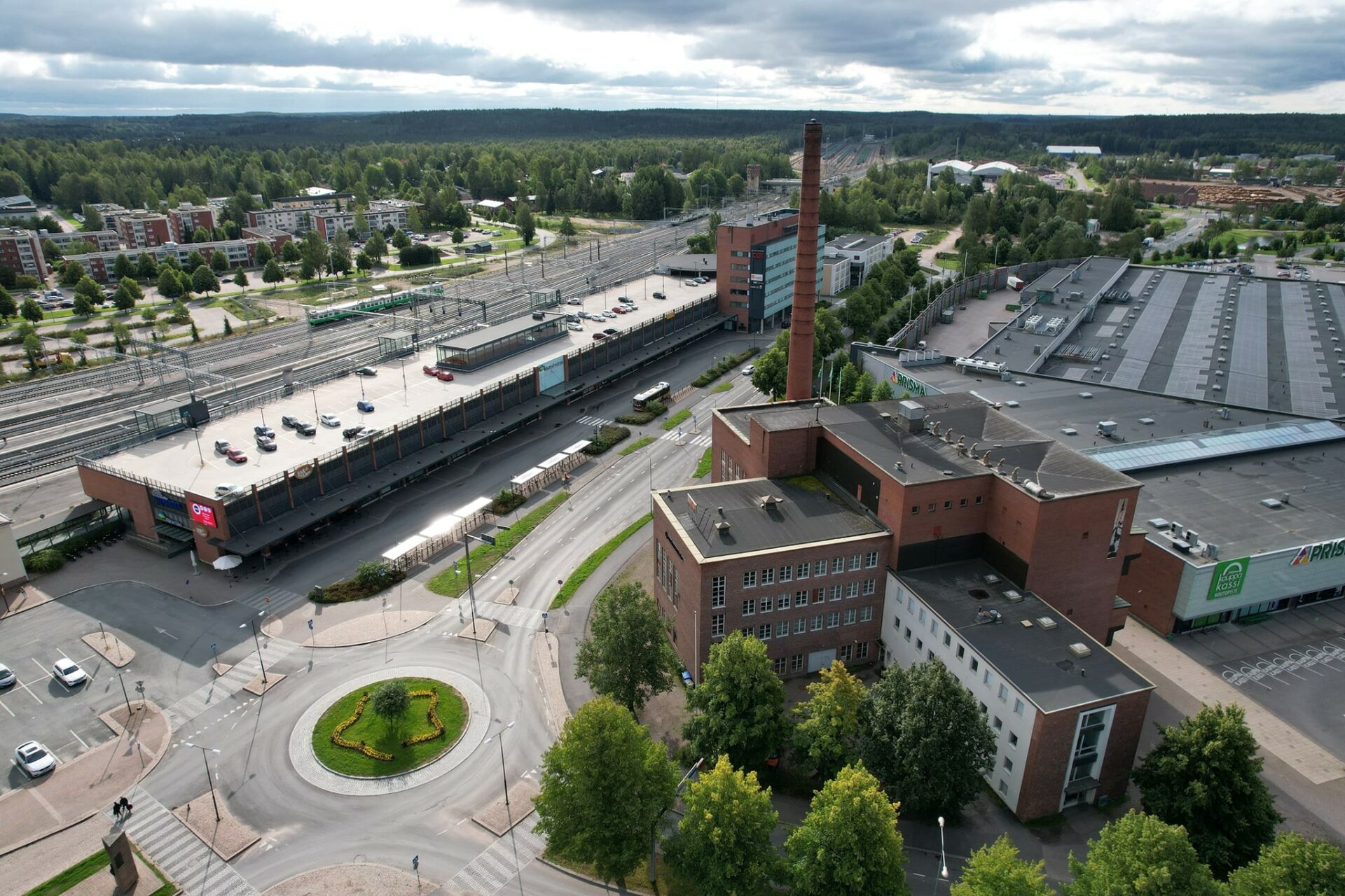 Riihimäen kaupunki, voimala matkakeskus